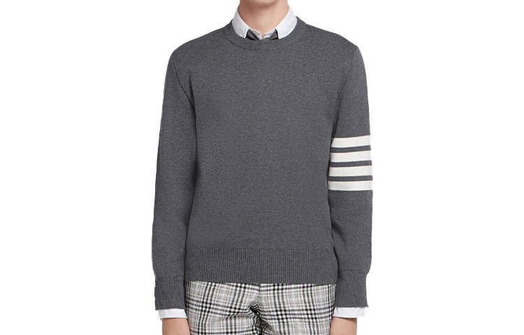 THOM BROWNE THOM BROWNE 4 Bar Crewneck Jumper