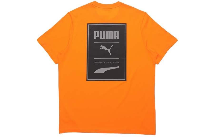 PUMA PUMA T Shirt Men's Bright Orange
