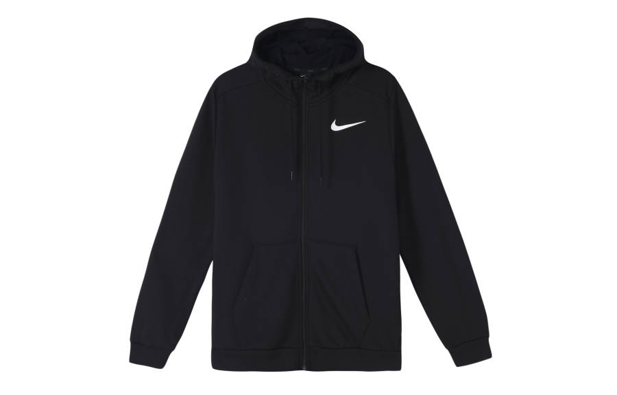 Nike Nike Sweatshirts Men's Black Hooded Moderate Cardigan