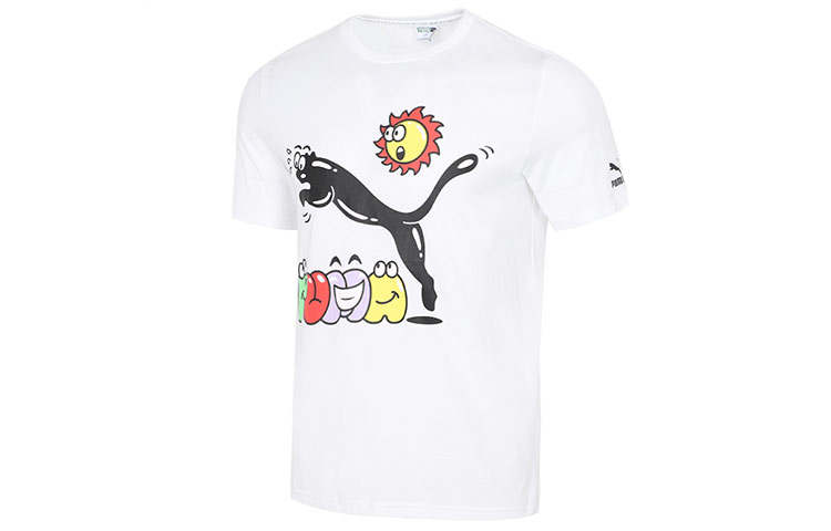 PUMA Summer Streetwear T Shirt Men's White