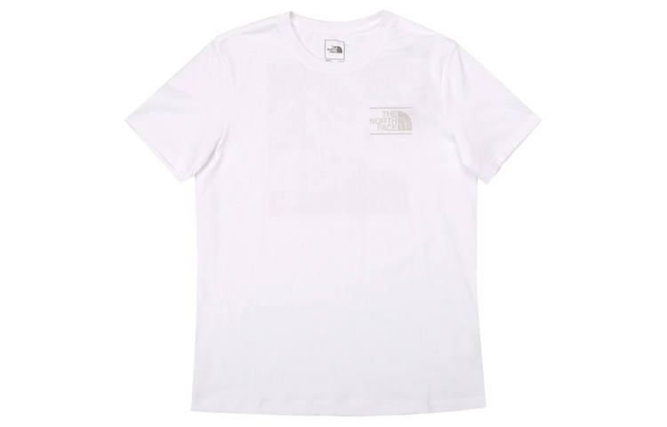 THE NORTH FACE T Shirts Unisex White Crew Neck Moderate Straight Fit