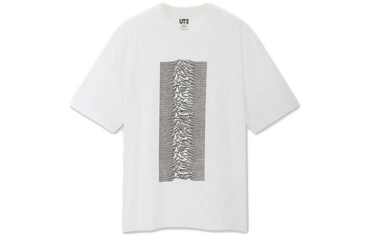 UNIQLO T Shirts Unisex White Crew Neck Moderate Straight Fit