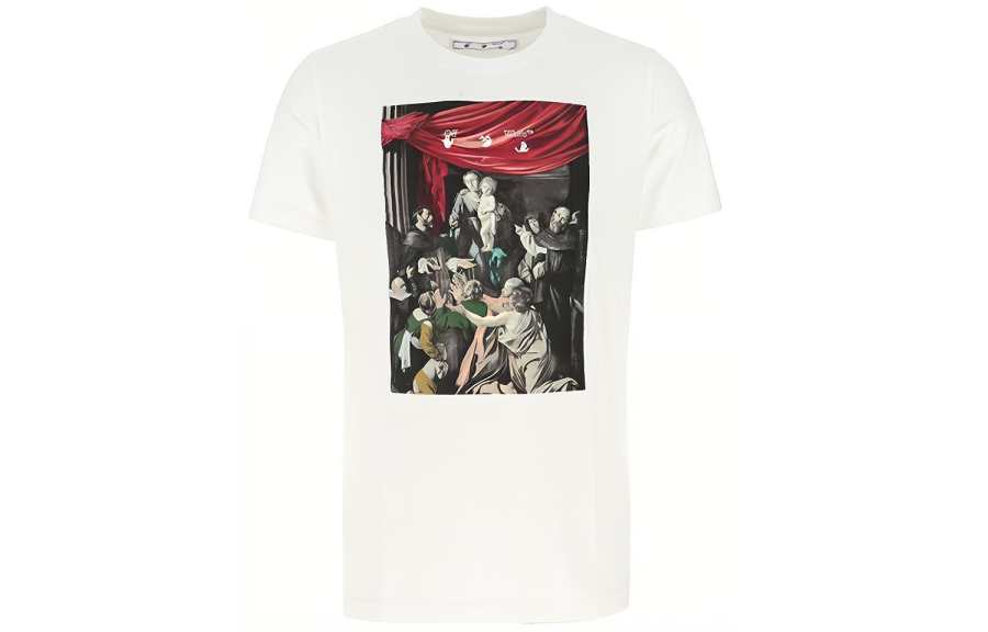 OFF-WHITE OFF WHITE Caravaggio Paint Slim Tee