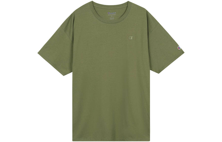 Champion T Shirt US Version Unisex Army Green