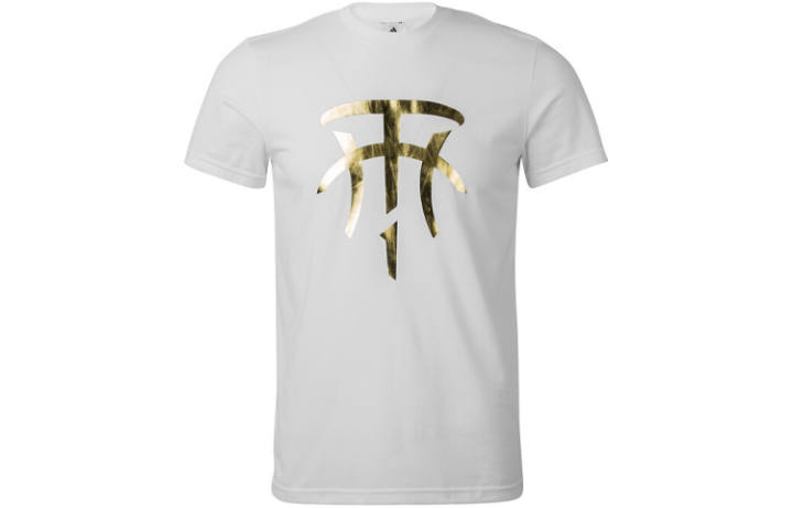 Adidas Adidas T Shirts Men's White Crew Neck Moderate Straight Fit