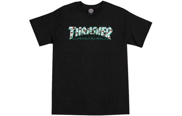 Thrasher Thrasher T Shirt US Version Unisex Black