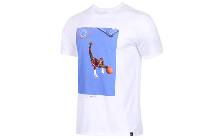 Jordan Jordan T Shirts Men's Crew Neck Moderate Straight Fit