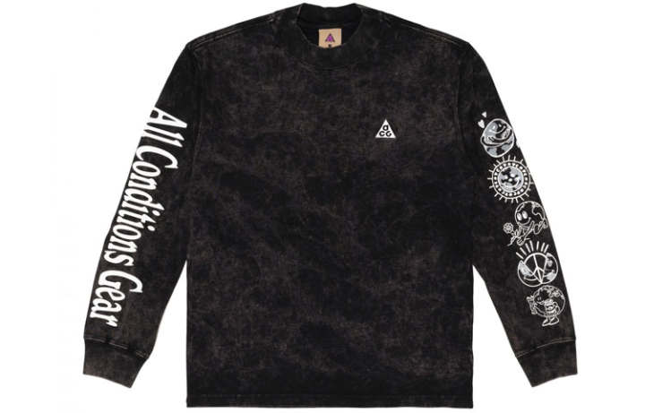 Nike Nike ACG Sweatshirts Men's Black Crew Neck Moderate Regular