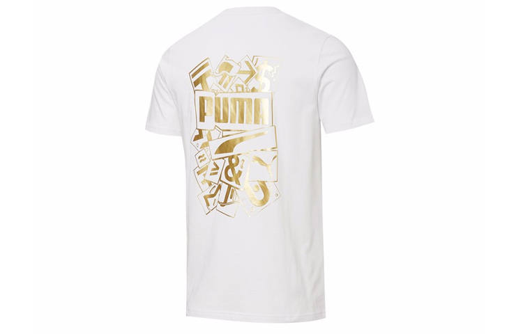 PUMA Set-in Sleeve T-Shirt Men's White