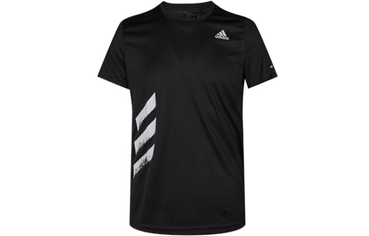 Adidas Adidas T Shirts Men's Black Crew Neck Moderate