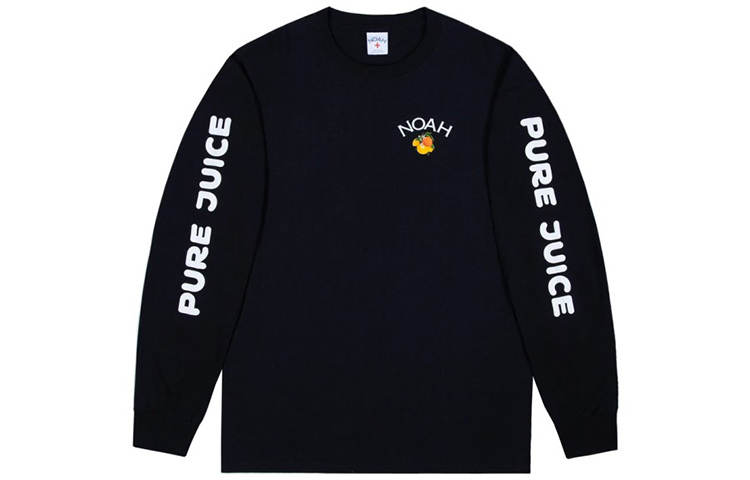 NOAH NOAH T Shirts Unisex Black Crew Neck Moderate Straight Fit