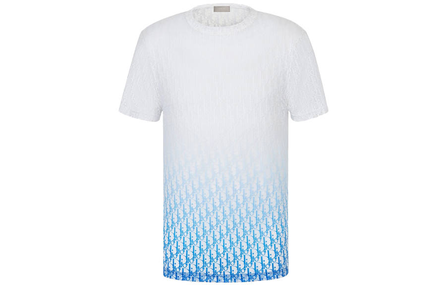 DIOR Quarterly New Products T Shirts Men's White Crew Neck Moderate Straight Fit