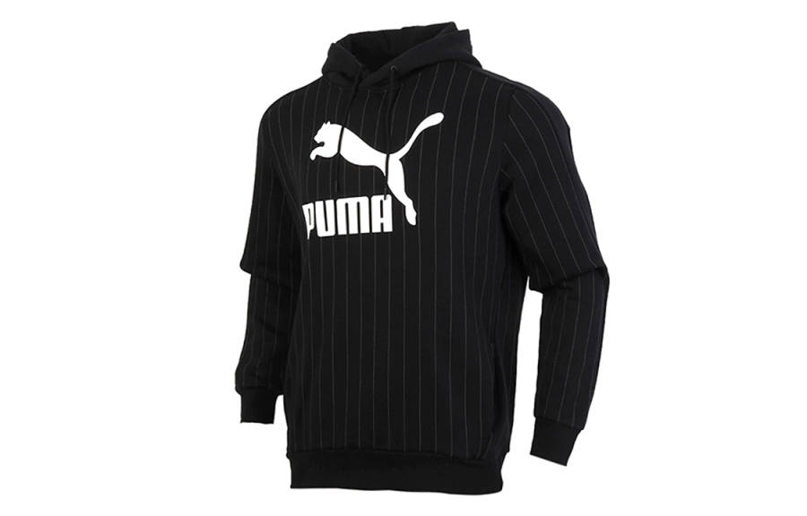 PUMA PUMA Pinstripe Sweatshirt Men's Black