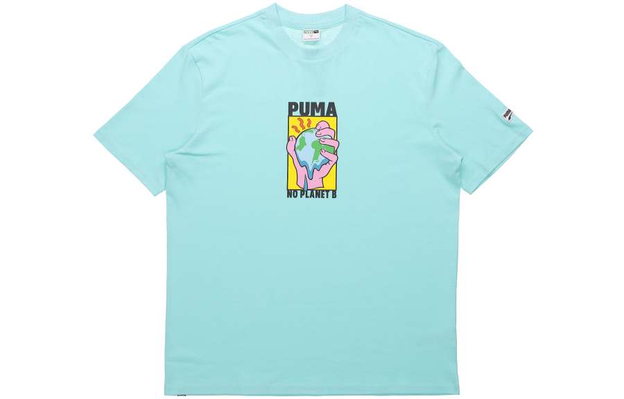 PUMA Set-in Sleeve T-Shirt Men's Blue