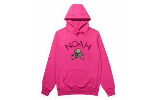 NOAH Sweatshirts Unisex Purple Hooded Moderate Regular