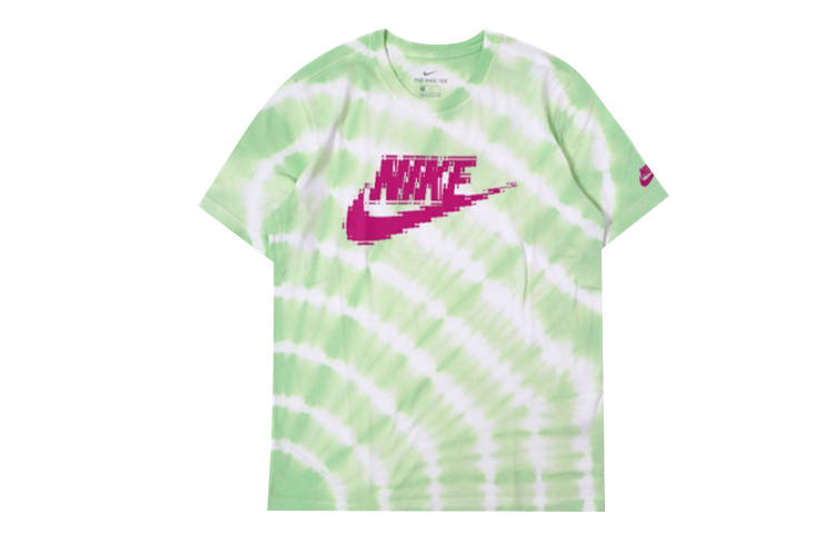 Nike Nike Sportswear T Shirt Men's White/pale Grass Green