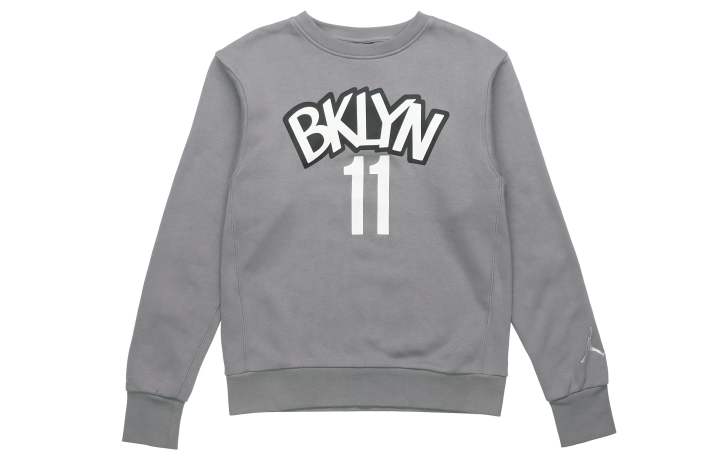 Jordan Jordan Sweatshirt Nets Men's Dark Steel Gray