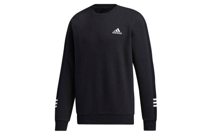 Adidas Adidas Sweatshirts Men's Black Crew Neck Moderate Regular