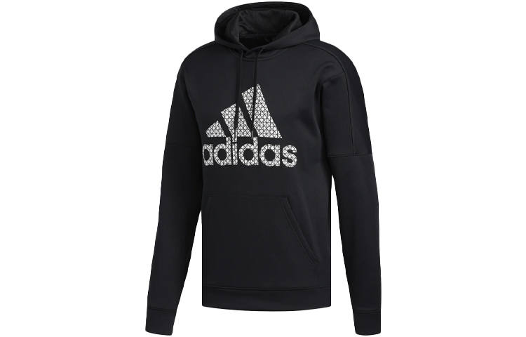 Adidas Adidas Sweatshirts Men's Black Hooded Moderate Regular