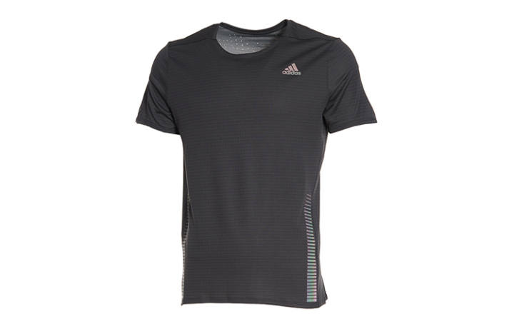 Adidas Adidas T Shirts Men's Black Crew Neck Moderate Straight Fit