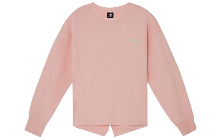 New Balance New Balance Sweatshirts Women's Pink Crew Neck Moderate Regular