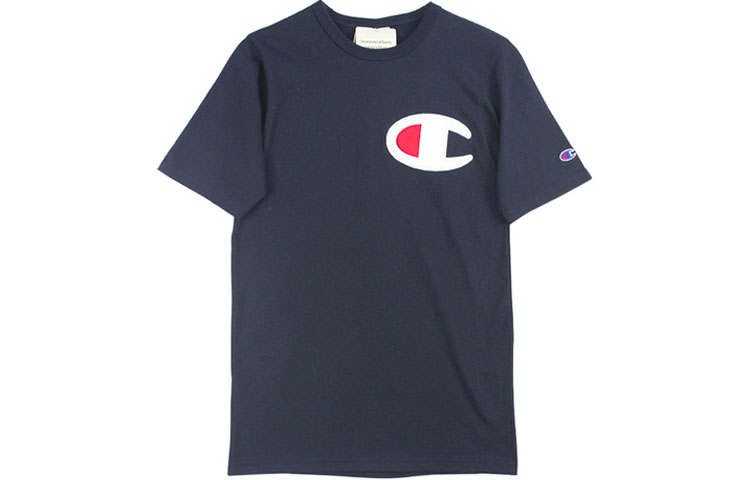 Champion Champion T Shirt US Version Unisex Dark Blue