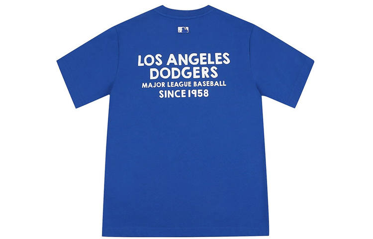 MLB MLB Drop Shoulder Sleeve T Shirt Unisex Blue