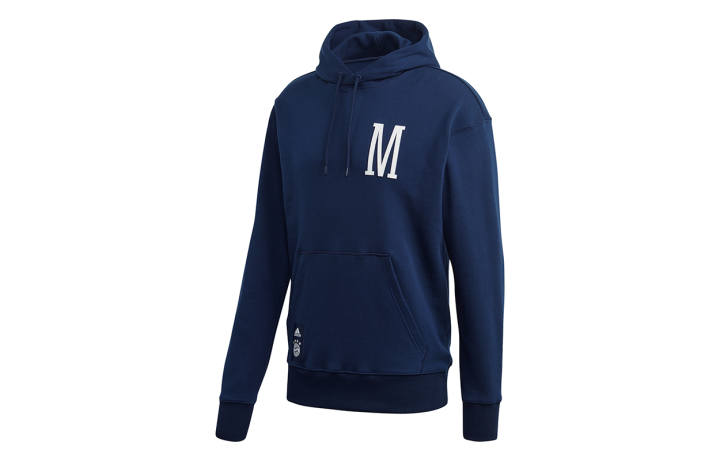 Adidas Adidas Sweatshirts Men's Navy Blue Hooded Moderate Regular