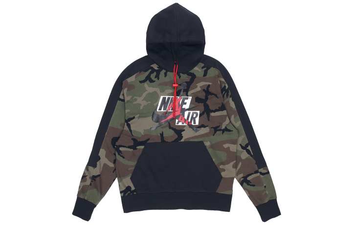 Jordan Jordan Jumpman Hoodies Classics Camo 'Olive Green'