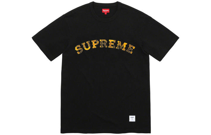 Supreme Supreme Plaid Applique S/S Top