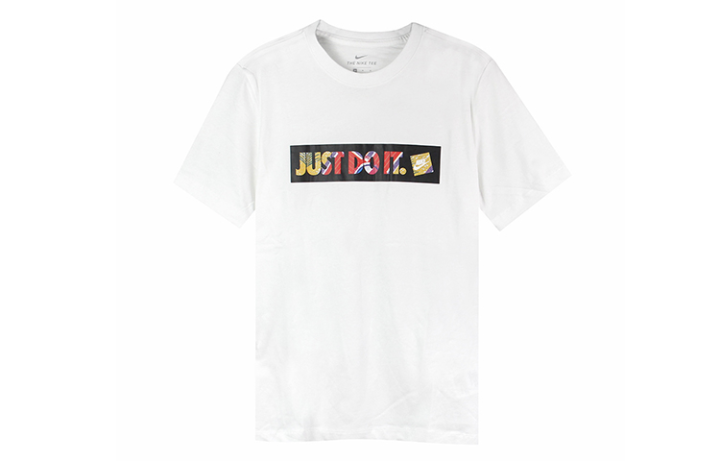 Nike Nike T Shirts Men's Crew Neck Moderate Straight Fit