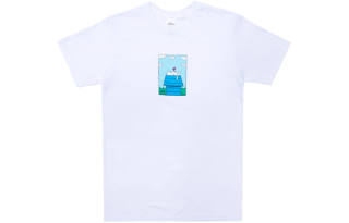 RIPNDIP Drop Shoulder Sleeve T-Shirt Unisex White