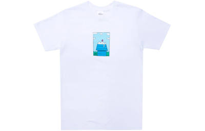 RIPNDIP Drop Shoulder Sleeve T-Shirt Unisex White