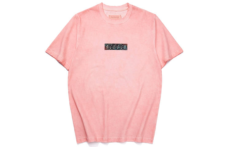 XVESSEL T Shirts Unisex Pink Crew Neck Moderate