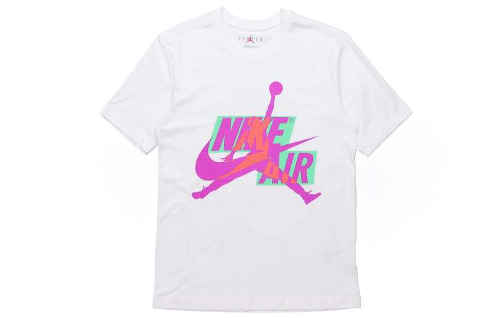 Jordan Jordan Set in Sleeve T Shirt Men's White
