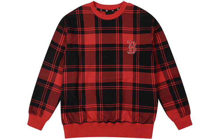 MLB MLB Sweatshirts Unisex Red Crew Neck Moderate Regular