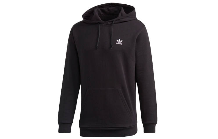 Adidas Originals Sweatshirts Men's Black Hooded Moderate Regular
