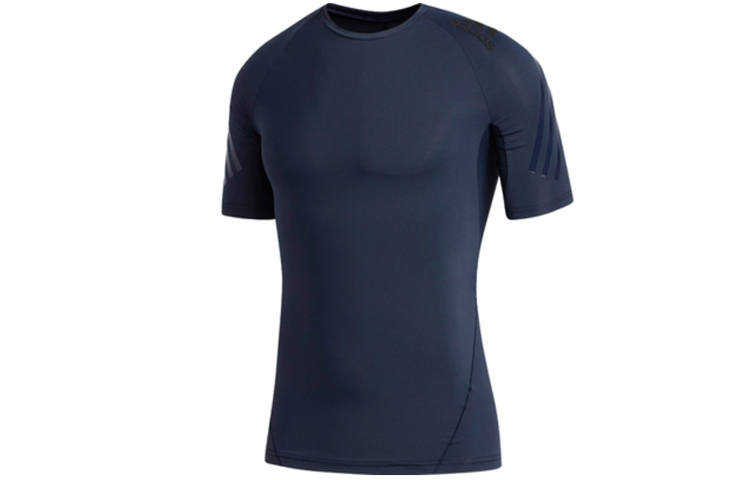 Adidas Adidas T Shirts Men's Legend Ink Color Crew Neck Moderate Straight Fit