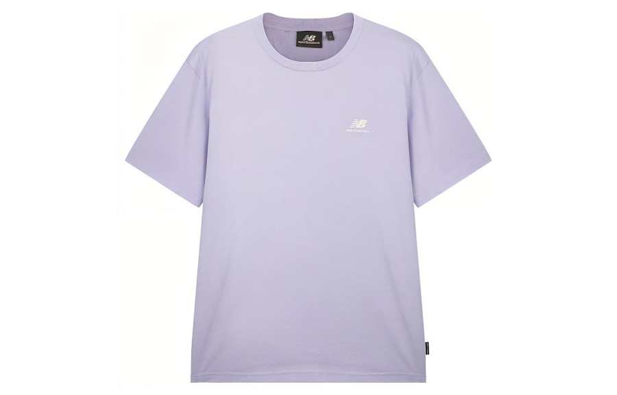 New Balance New Balance T Shirts Unisex Purple Crew Neck Moderate