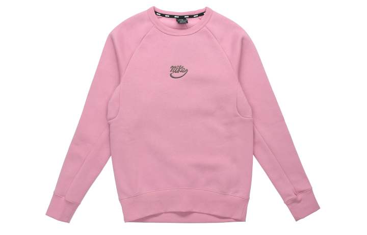 Nike Nike Sweatshirts Men's Pink Crew Neck Moderate Regular