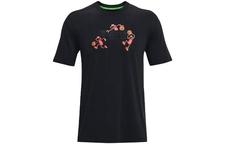 Under Armour Curry X Sesame Street T Shirt Men's Black