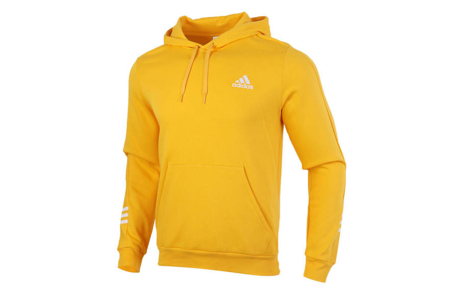 Adidas Adidas Sweatshirts Men's Yellow Hooded Moderate Regular
