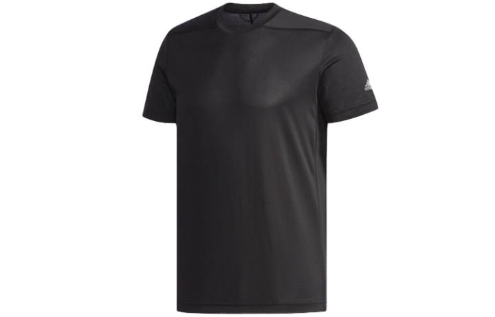 Adidas Adidas T Shirts Men's Black Crew Neck Moderate Straight Fit