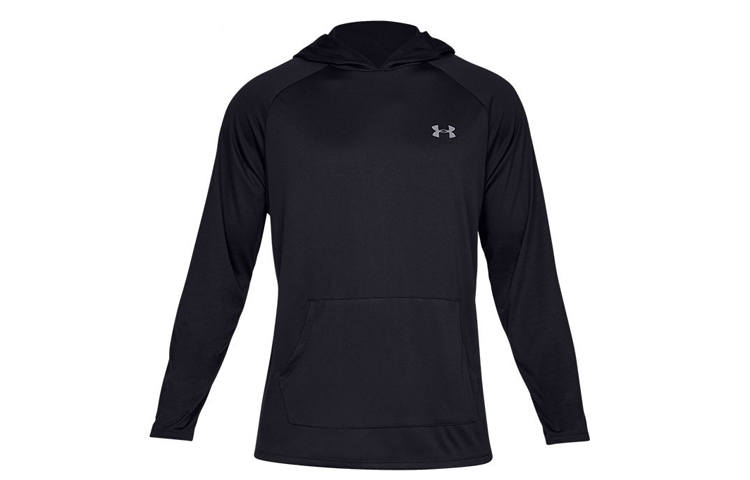 Under Armour Sweatshirts Men's Black Hooded Moderate Regular