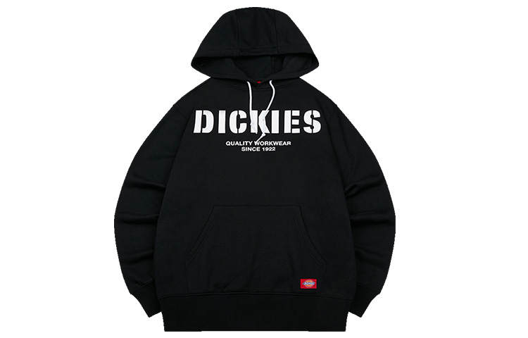 Dickies Dickies Sweatshirts Men's Black Hooded Thickened Regular