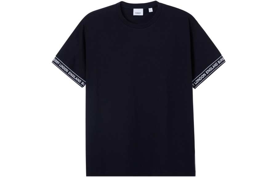 Burberry Oversized Teslow Taped Sleeve T shirt
