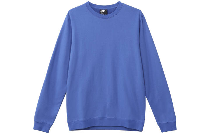 Nike Nike Sweatshirts Men's Blue Crew Neck Moderate Regular