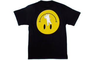 RIPNDIP Smiley Face T Shirt Unisex Black