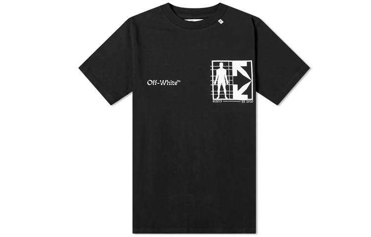 OFF-WHITE OFF WHITE SS20 T Shirt Men's Black