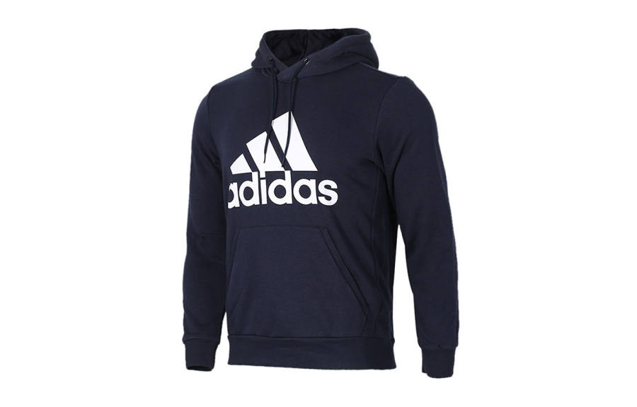 Adidas Adidas Sweatshirts Men's Navy Blue Hooded Moderate Regular